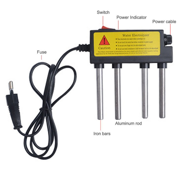 Detector rapid de calitate a apei electroizate cu tija de fier electrolitic