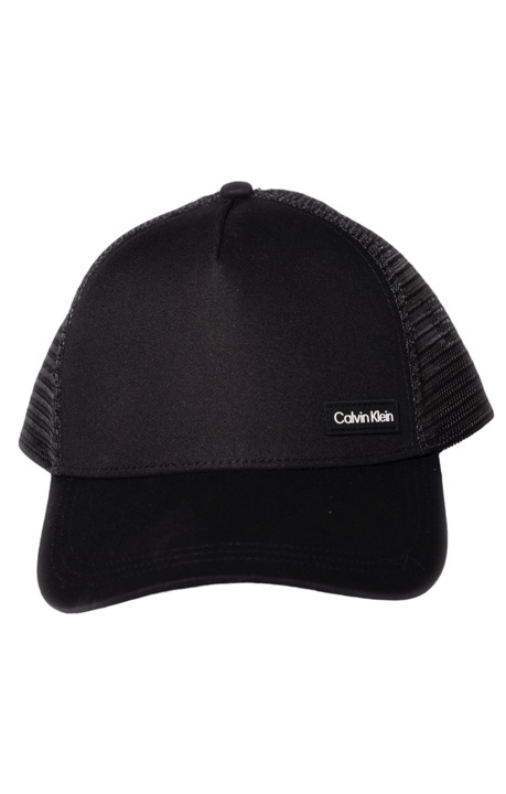 Sapca barbati Calvin Klein, ESSENTIAL PATCH TRUCKER, textil, negru, One-Size