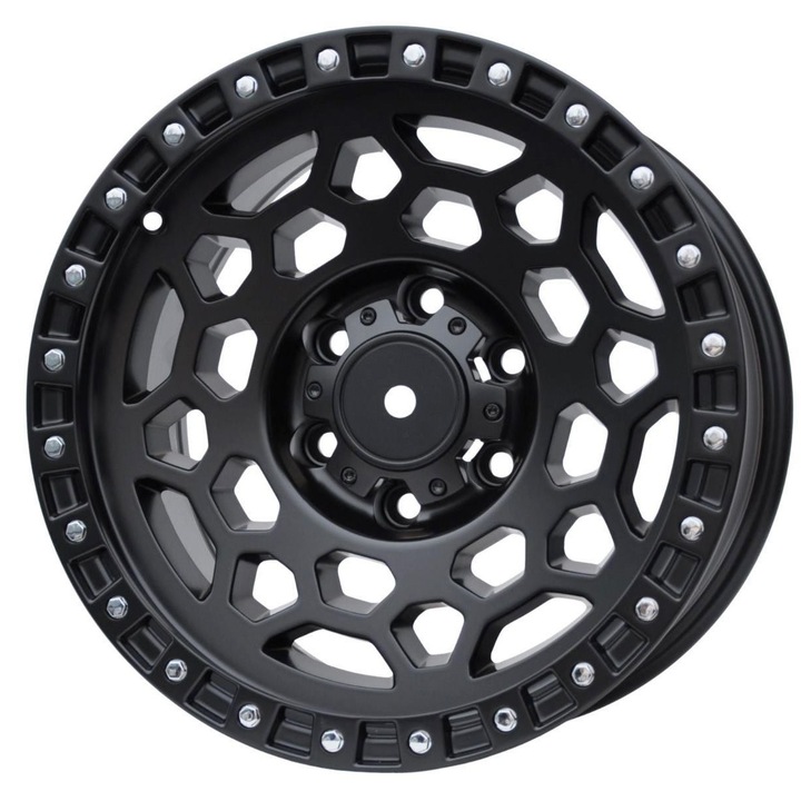 Set (4 bucati) jante 1951 17x9 6x139.7 ET0 - BL - black