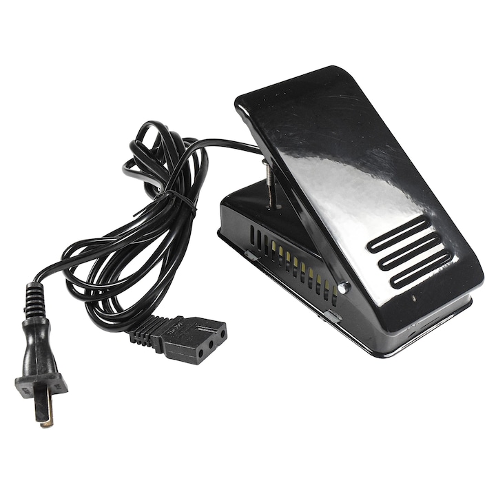 Pedal de control pentru masina de cusut, 3 pini, cu regulator electronic de viteza, material ABS, compatibil cu masini de cusut acasa