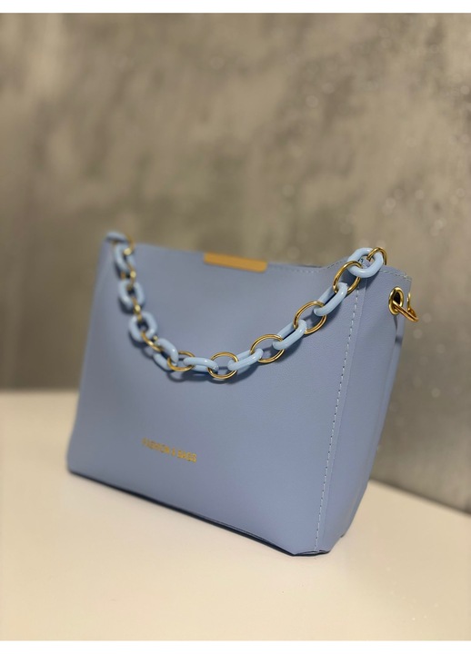 Geanta dama de umar cu bareta albastra