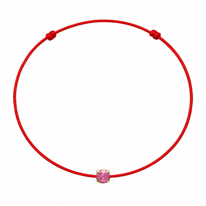 Martisor cu Cristal Preciosa Rose Gold