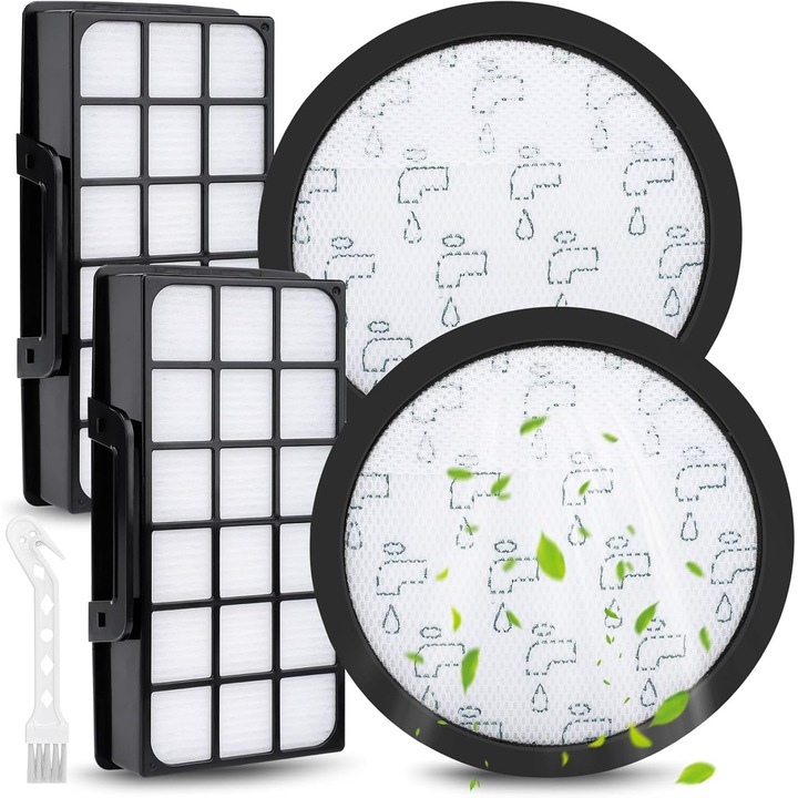 Set 4 Filtre Aspirator HEPA pentru Rowenta Silence Force RO76xx, compatibil cu codul ZR903701, pentru Modele RO7649EA RO7689EA RO7647EA RO7663EA RO7676EA RO7681EA