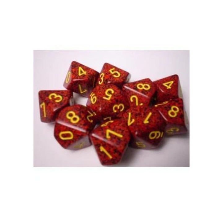 Chessex D10 dobókocka szett, 16mm, többszínű