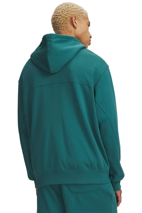 Under Armour, Hanorac lejer si usor Rival, Verde englez, 2XL - eMAG.ro