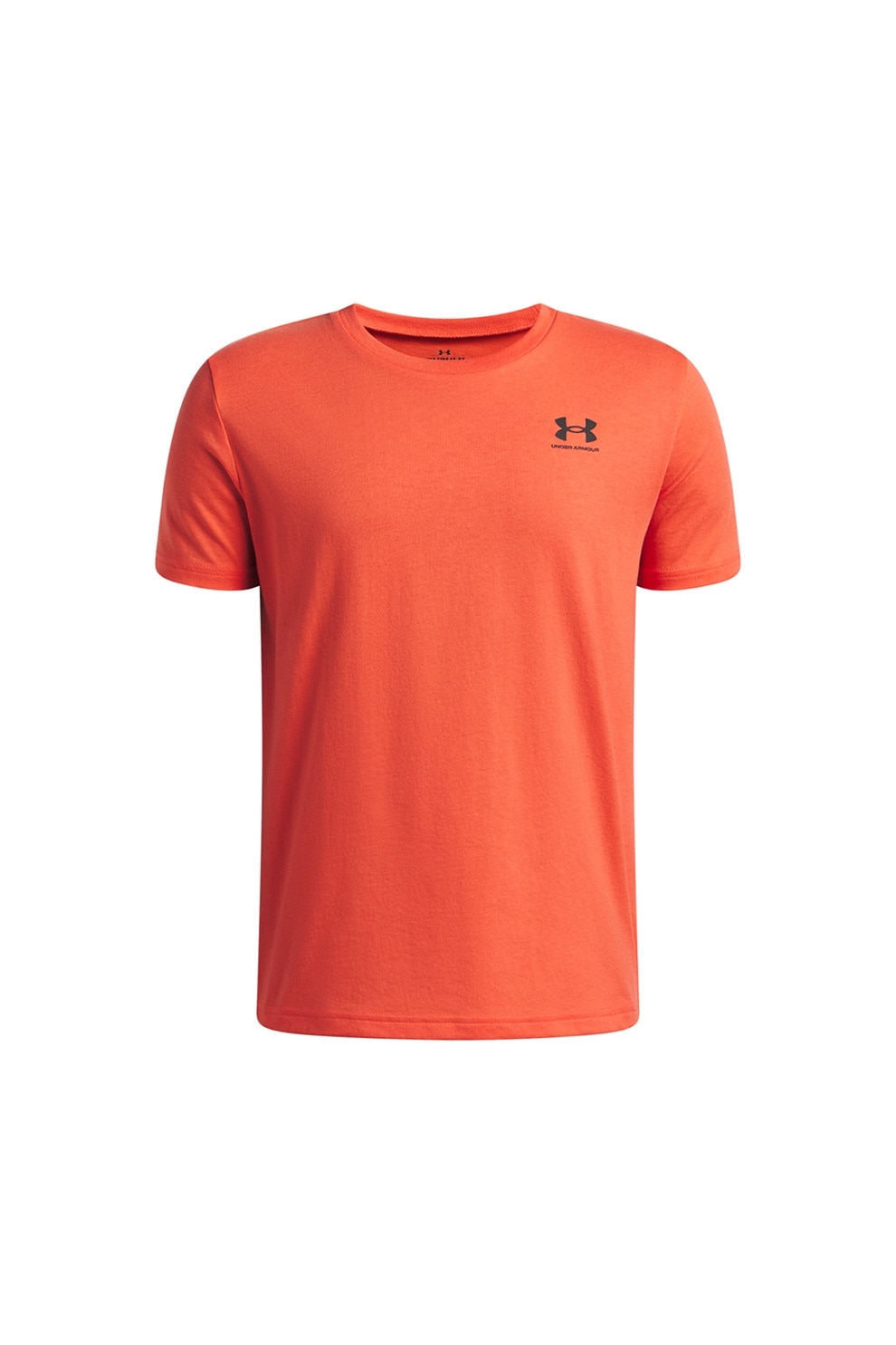 Under Armour, Tricou cu logo Sportstyle, Portocaliu mandarina, 149-160 CM