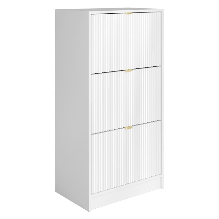 Pantofar Razimo 3K, MIRJAN 24, alb velvet, 60x40x120 cm