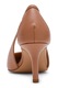 Steve Madden, Pantofi de piele cu varf ascutit si decupaje, Roz somon