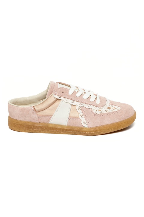 Steve Madden, Pantofi sport Melin de piele intoarsa, Roz pastel