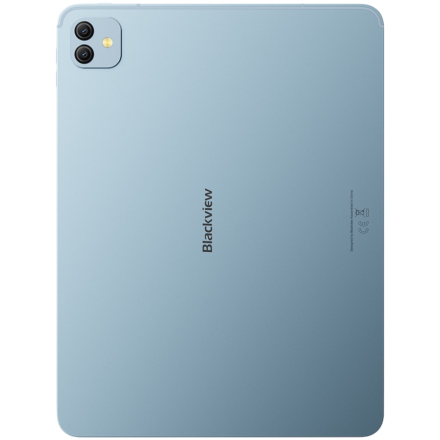 Tableta Blackview LINK 8 SET, Procesor MediaTek Helio G100 Octa-Core, Ecran 2K+ IPS 12.7", 12GB RAM, 256GB Flash, Wi-Fi, Bluetooth, Camera 16MP+2MP, 4G, Dual SIM, Android + Mouse + Tastatura + Incarcator + Sticla Protectie Albastru