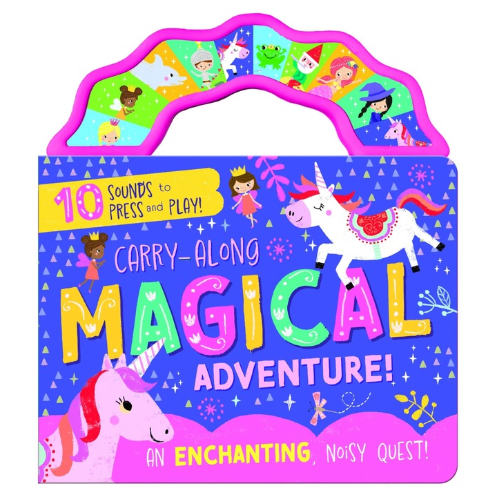 Carte cu sunete, NPP, CARRY-ALONG SOUND BOOK - MAGICAL, 260x200mm, 1 an+