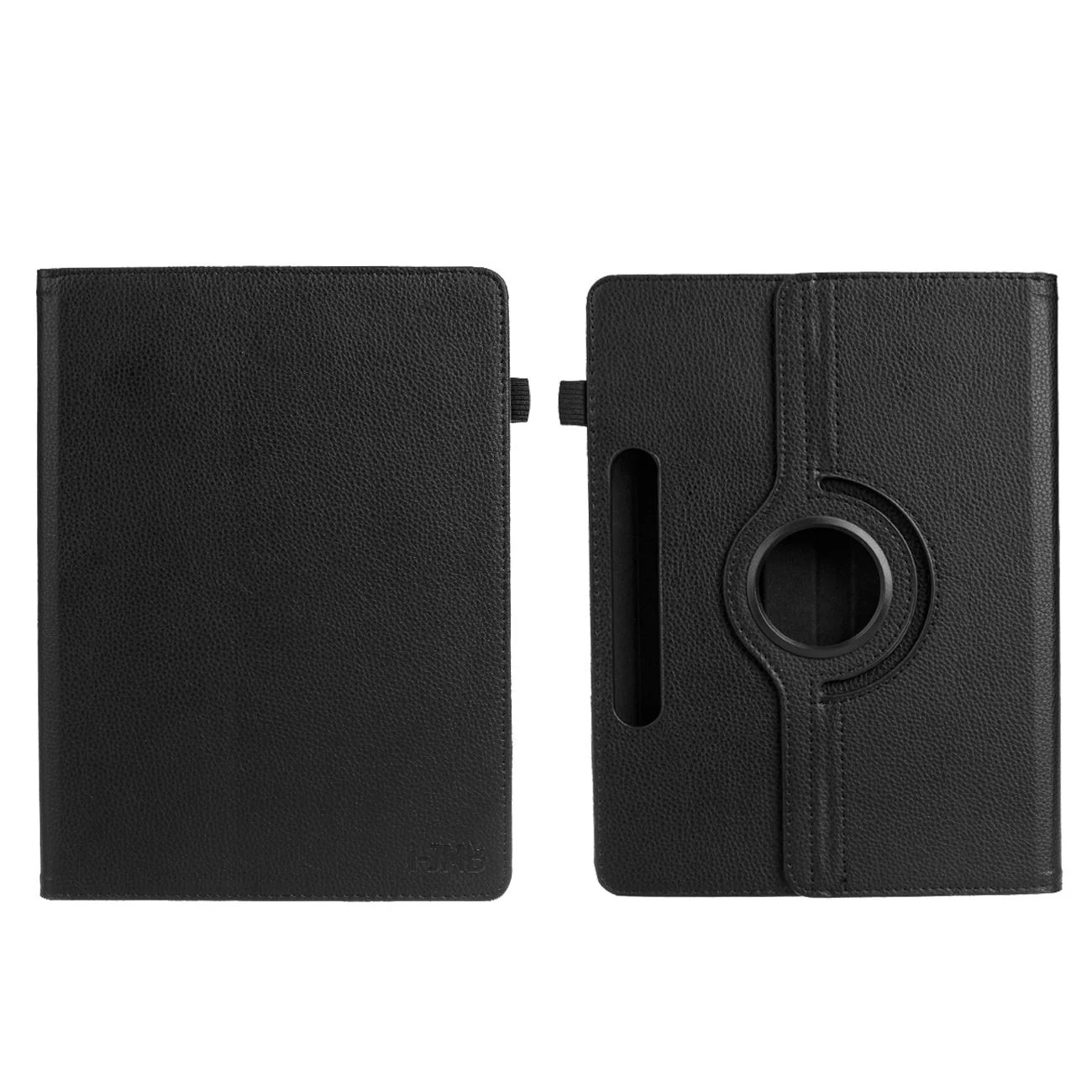 Husă rotativă neagră pentru tabletă 10-11", protecție, rotire 360°