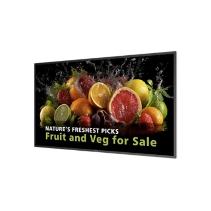 Ecran Profesional VA LED Philips 49.5" 50BDL5050D/00, UHD 3840 x 2160, HDMI, DisplayPort, Boxe Negru