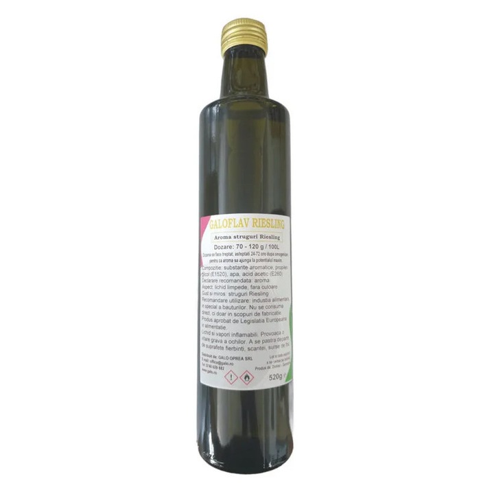 Aroma naturala, GALO, extract struguri riesling, 520g