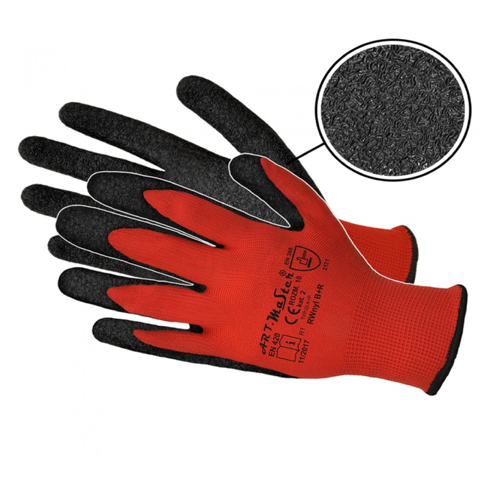 Védőkesztyű RWnyl B+R cat.2, 9-es méret, Artmas ART902013