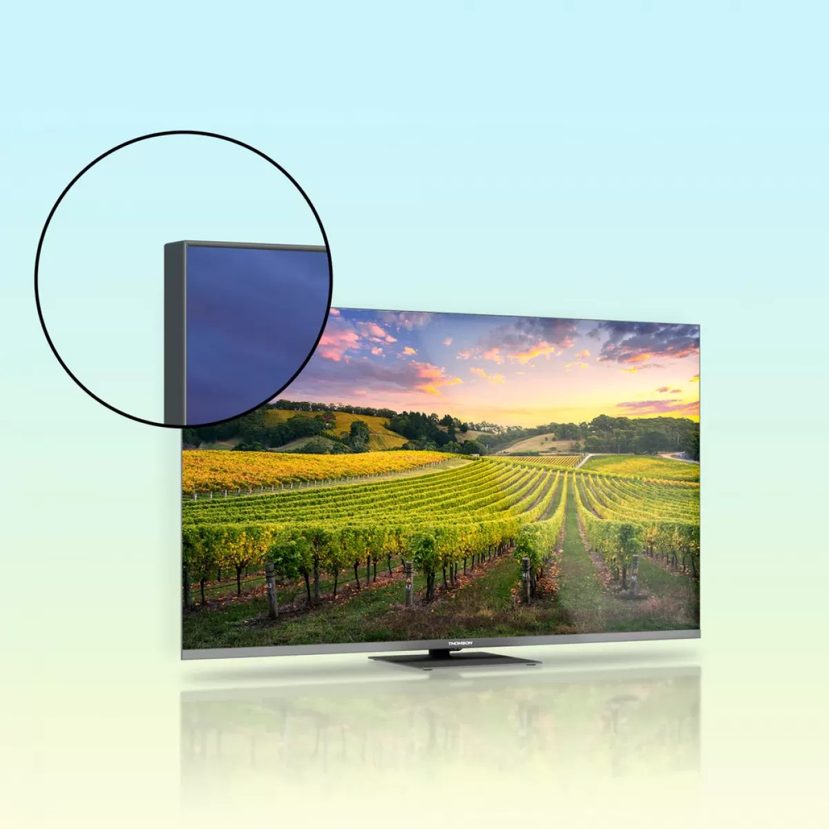 Televizor Smart Thomson 65QG5C14 QLED Google TV 65Inch / 164CM Ultra HD 4K Dolby Atmos 144Hz Gri Inchis