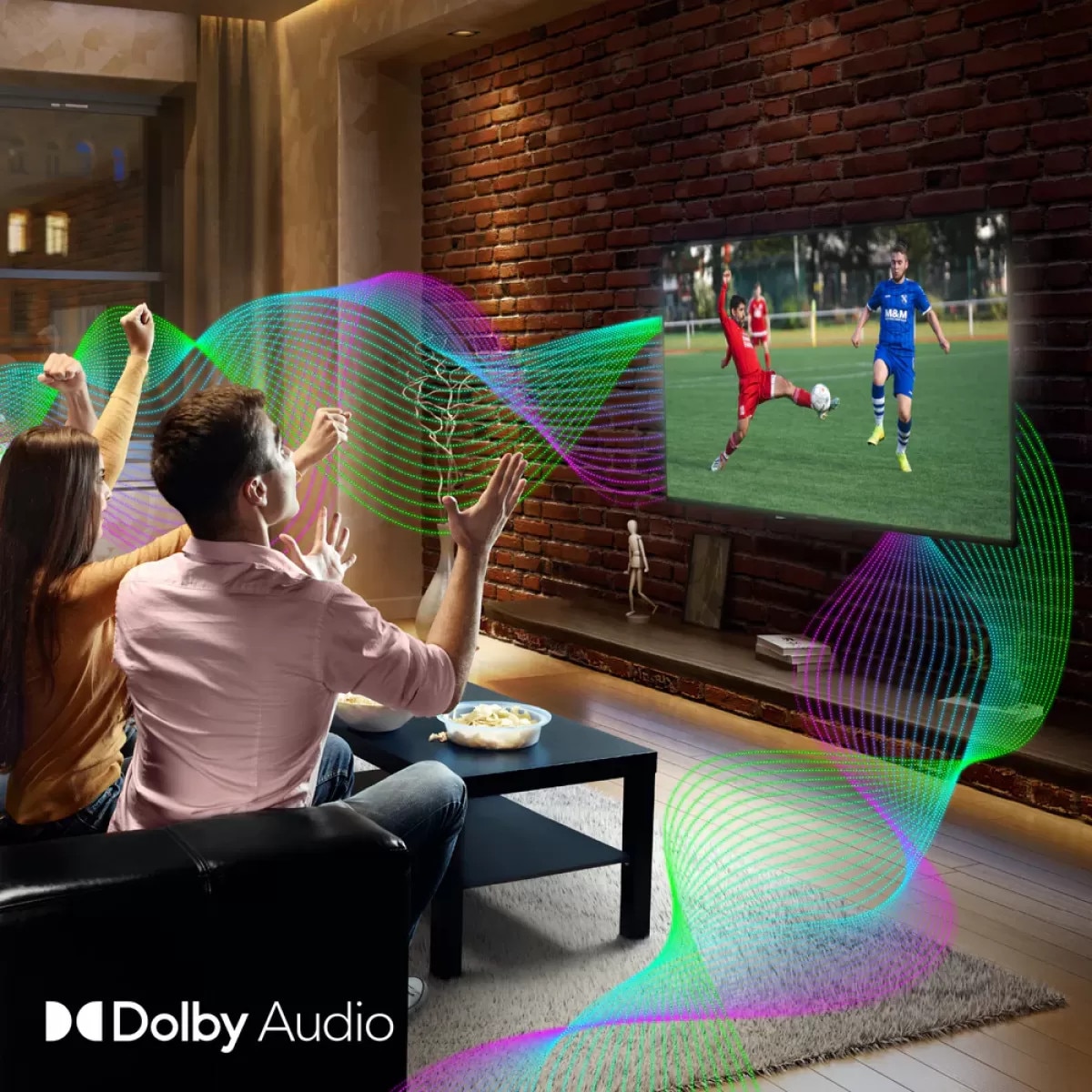 Televizor LED Smart Thomson 43FG2S14 Full HD Google TV 43Inch / 109CM Dolby Audio Google Cast Google Assistant 60Hz Negru