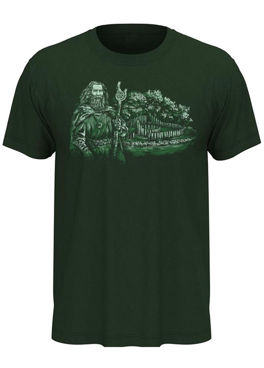 Tricou Sarmizegetusa, verde inchis