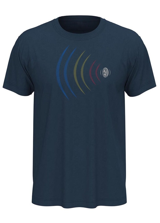Tricou Vibratii Tricolore, bleumarin