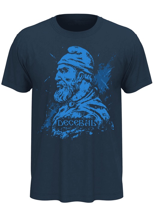 Tricou Decebal pe Columna, bleumarin
