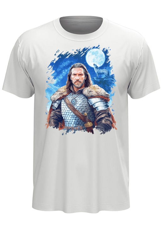 Tricou Regele Dromihete, alb