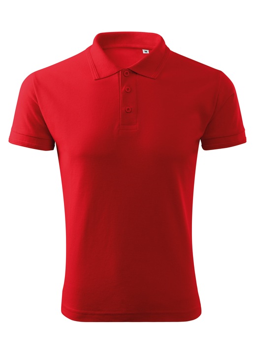 Tricou polo barbati Geravian, Rosu