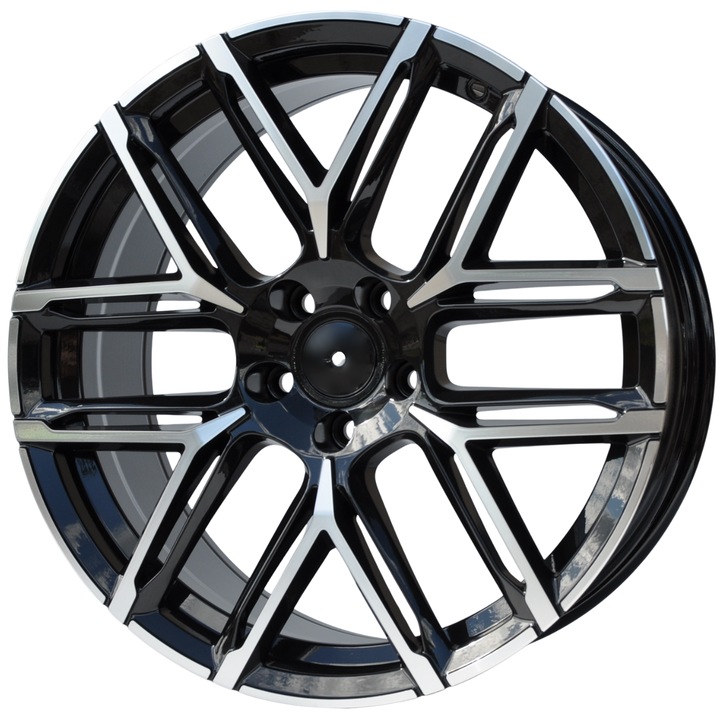 Set (4 bucati) jante HF736/(F734) 23x10.5 5x112 ET18 - MB - lustruit + negru