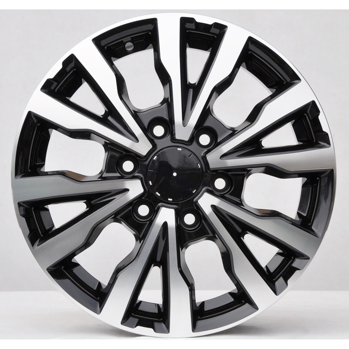 Set (4 bucati) jante 3025 16x6.5 6x125 ET55 - MB - lustruit + negru