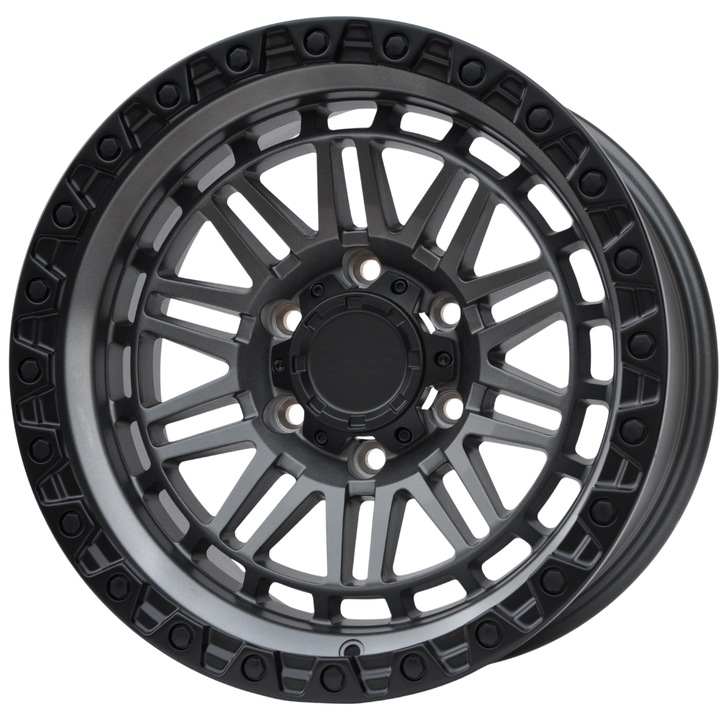 Set (4 bucati) jante 972 17x9 6x139.7 ET0 - GMM - gun metal mat