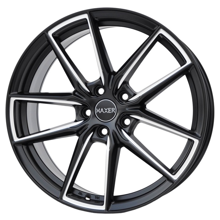 Set 4 jante aluminiu Haxer HX045 19x8 5x108 ET42, finisaj negru mat