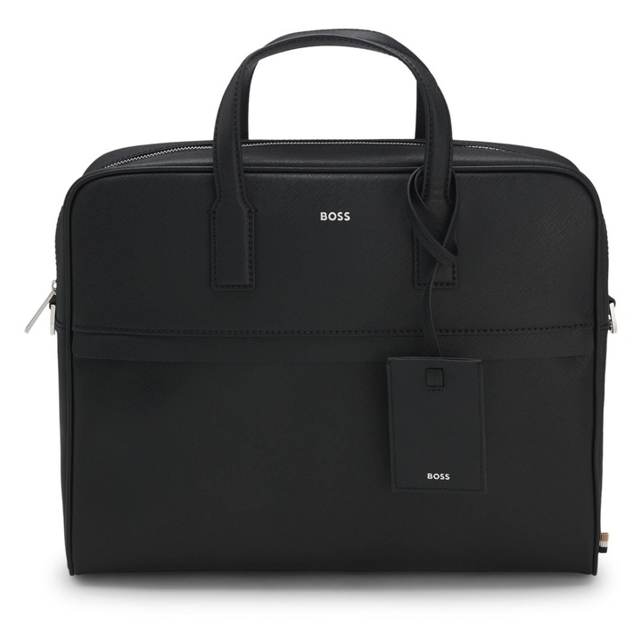 BOSS Zair_S laptop táska, fekete, 16,54x15,16x3,94cm