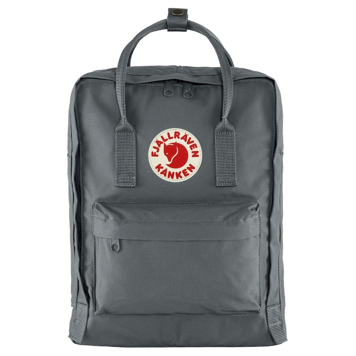 Rucsac FjallRaven Kanken, gri, 17x12x2cm