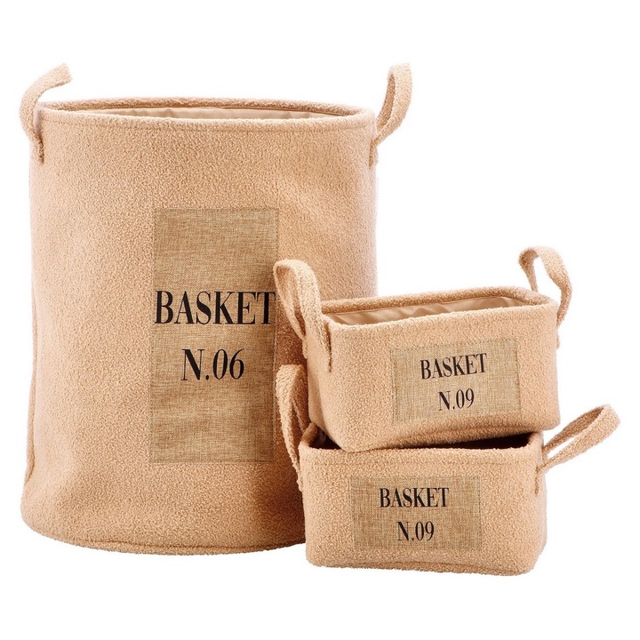 Комплект 13 кошници за съхранение 27 x 15 x 14, 29 x 18 x 15, 31 x 21 x 16, 38 x 51 см