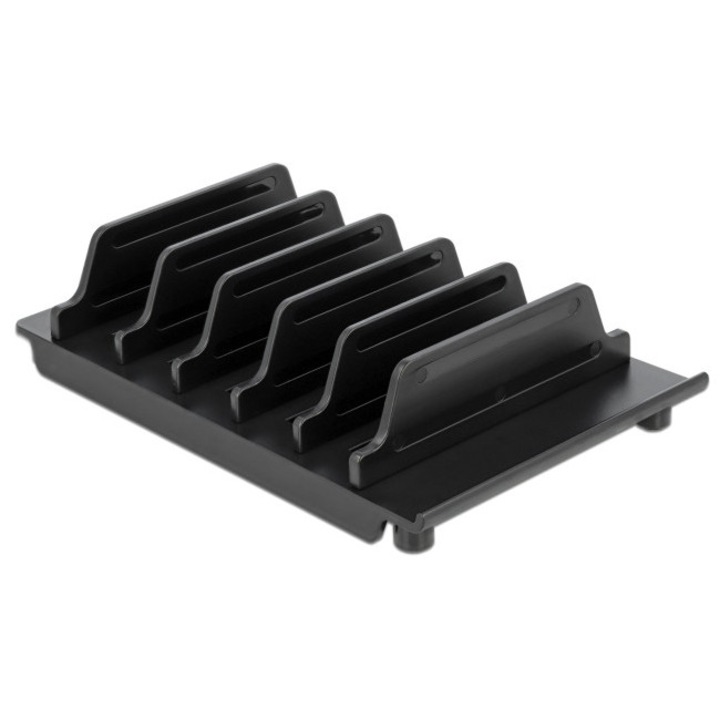 Suport DELOCK pentru 6 dispozitive, 145x95x35mm, negru