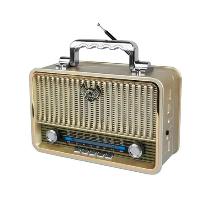 Radio retro CMIK MK-195 AM/FM/SW, Bluetooth, 25x16x9cm