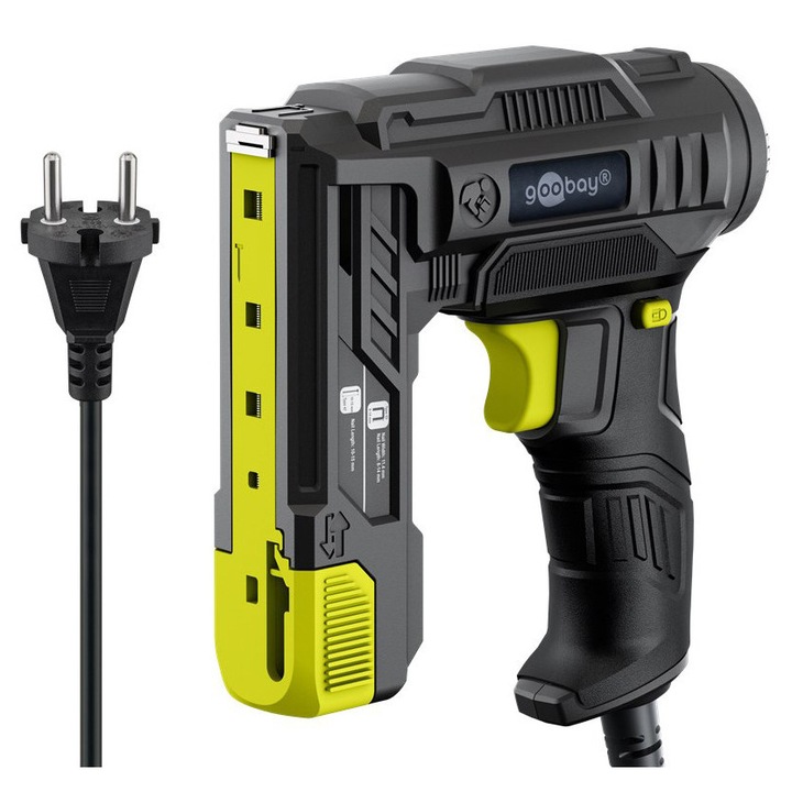 Aparat electric pentru cuie si suruburi GOOBAY, 70W, 100x cuie 14mm, 400x suruburi 10mm, 210x53x160mm