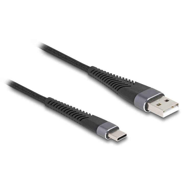 Cabluri de date telefoane, DELOCK, USB la USB-C, 60W, 3m, negru