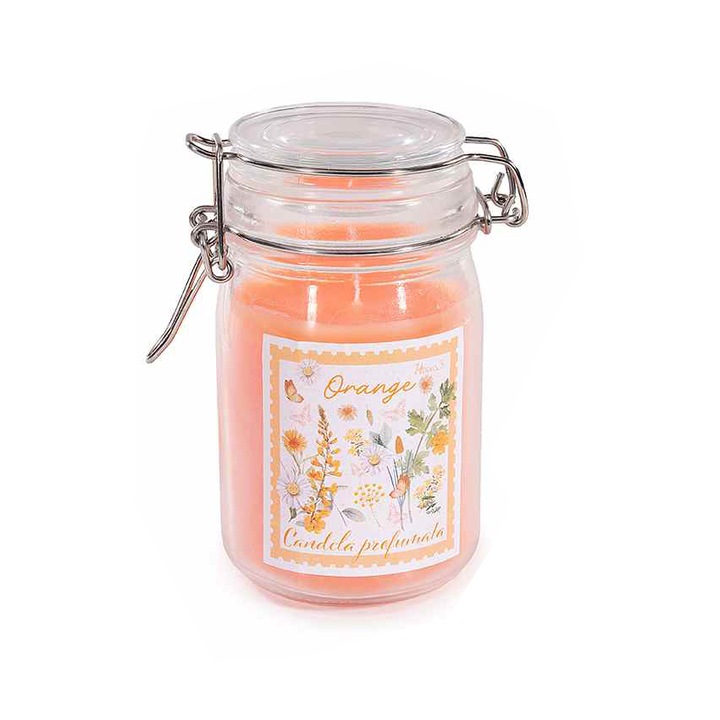 Ароматна свещ в стъклен буркан Аромат Портокал Ø 7 см x 11,5 В