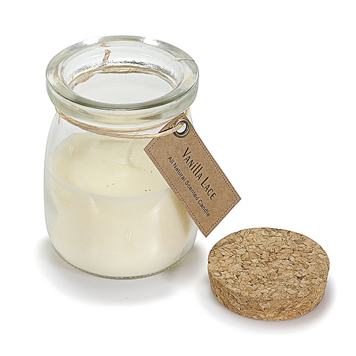 Ароматна свещ в буркан с аромат на ванилия Ø 5,5 см x 8 H