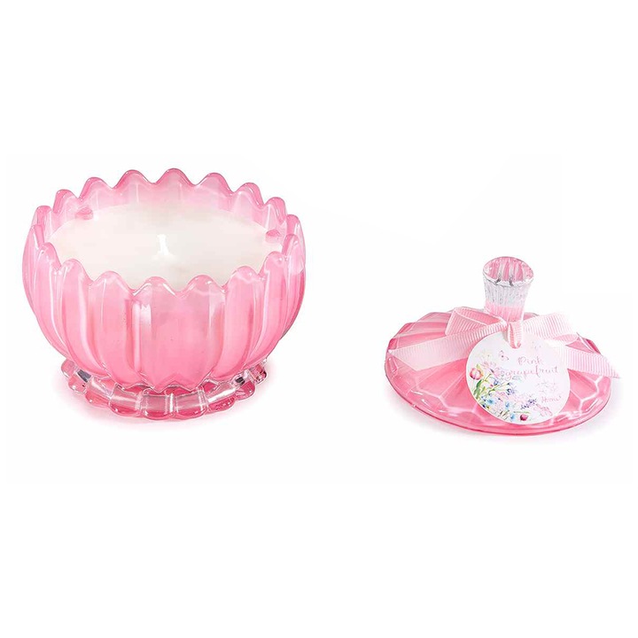 Ароматна свещ в буркан аромат розов грейпфрут Ø 11 см x 10,5 В