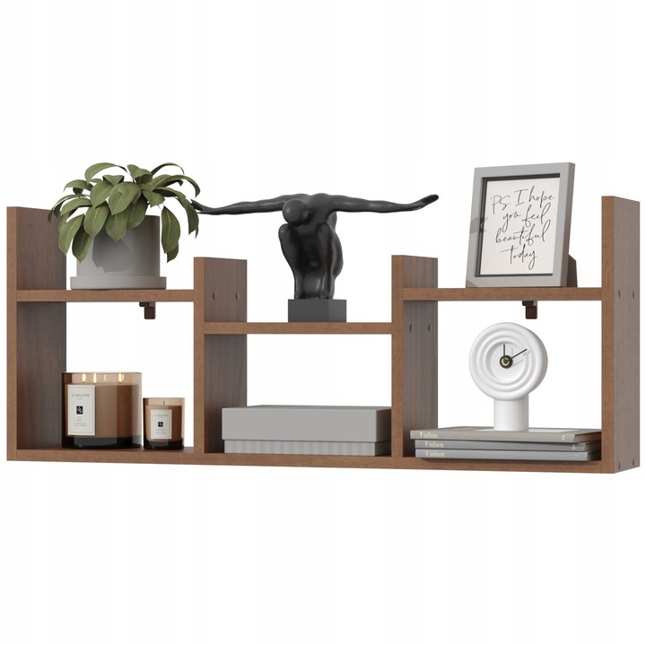 Raft suspendat Estilo Home FILO, 97,2x40x18cm, 10kg, nuc