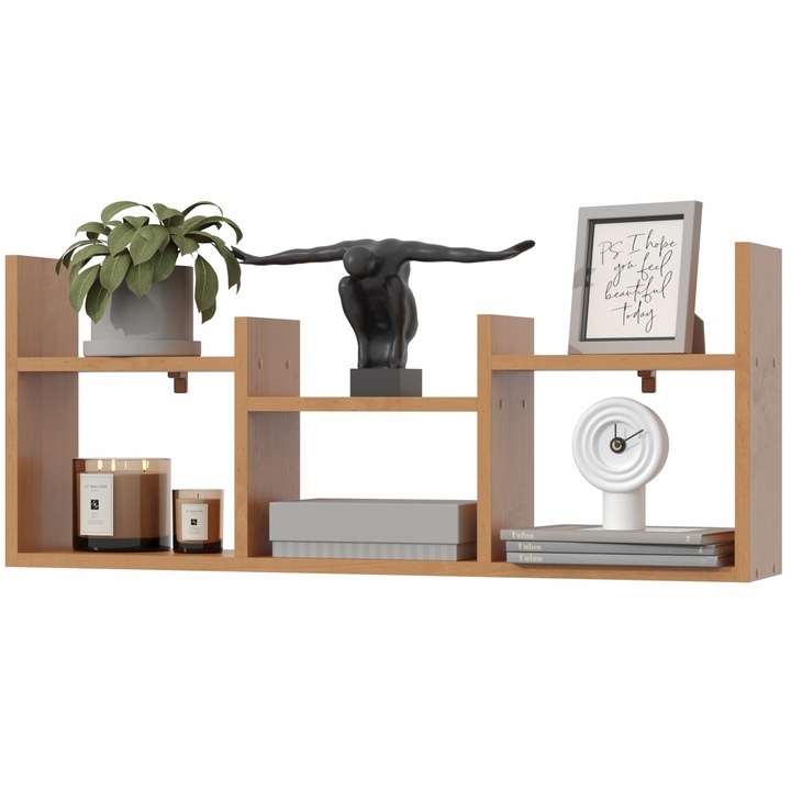 Rafturi Estilo Home FILO, 40x97,2x18cm, olcha, set montaj