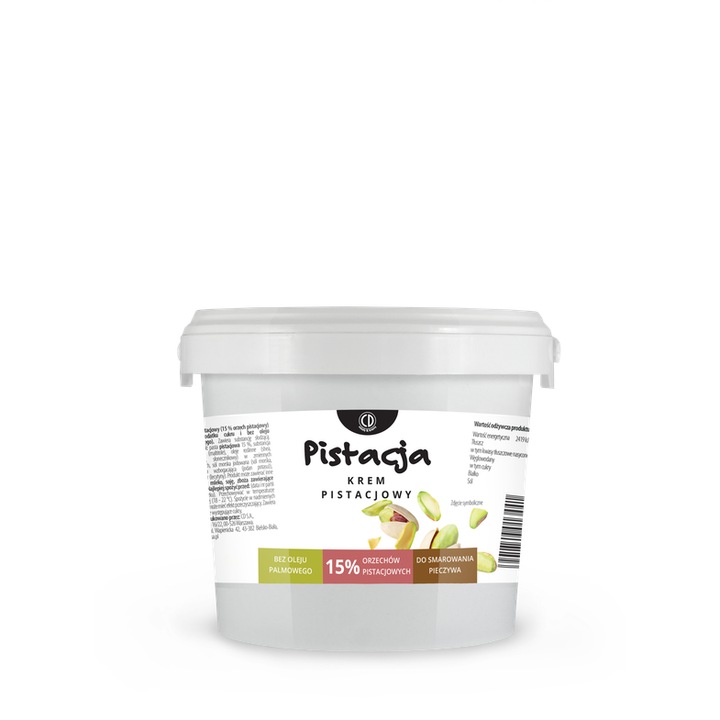 Crema de fistic 15%, PISTACJOWELOVE, 1 kg, cu nuci, cu sare de mare