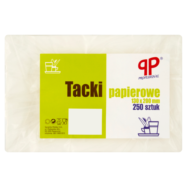 Tavi Hartie Profesionale 130 X 200 Mm 250 Buc PP Professional