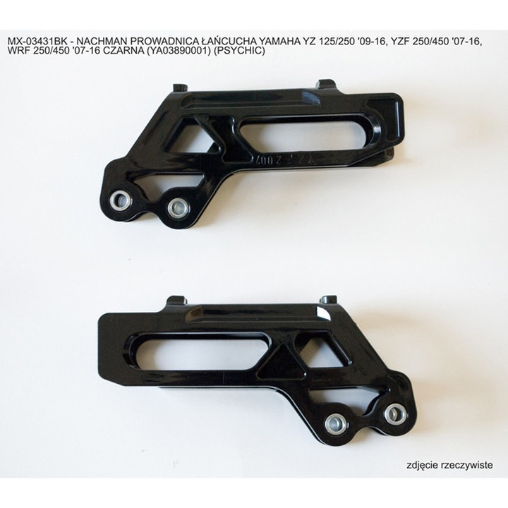 Ghidaj lant moto PSYCHIC, negru, pentru Yamaha YZ 125/250 '09-'25, YZF 250 '07-'23, YZF 450 '07-'22, WRF 250/450 '07-'25