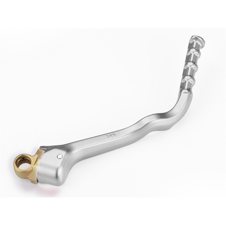 Maneta pornire moto, PSYCHIC, aluminiu, argintie) pentru KTM SX/EXC 250/300 '11-16, SXF 250/350/450/530 '06-'12, EXC 300 '11-16, EXCF 350 '12-16, EXC 450/500/525 '12-16, HUSQVARNA TE 250/300 '14-16, TC 250 '16