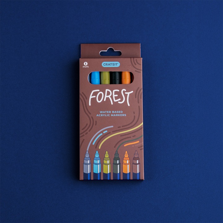 Carioci Crateit Forest - 1mm - 6 pcs