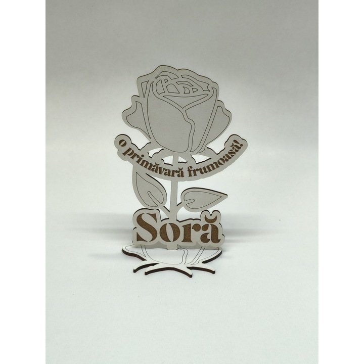 Martisor Floare Trandafir Sora 15 cm