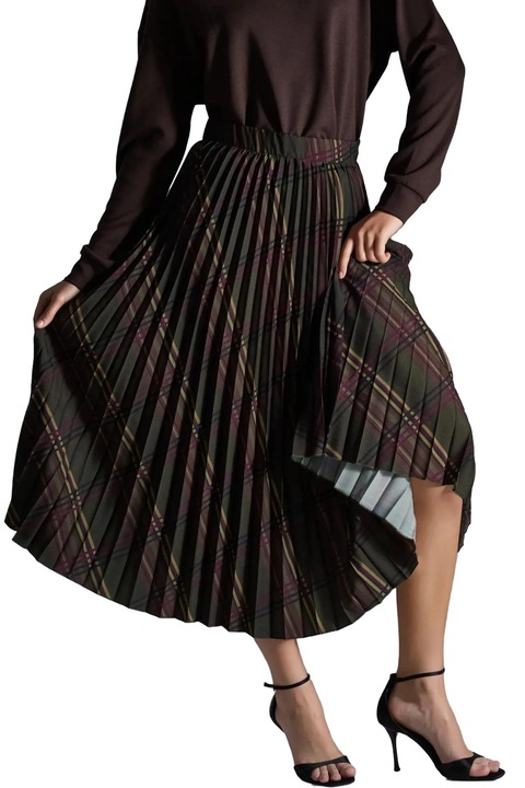 Fusta maxi, Busem, Verde, Textil