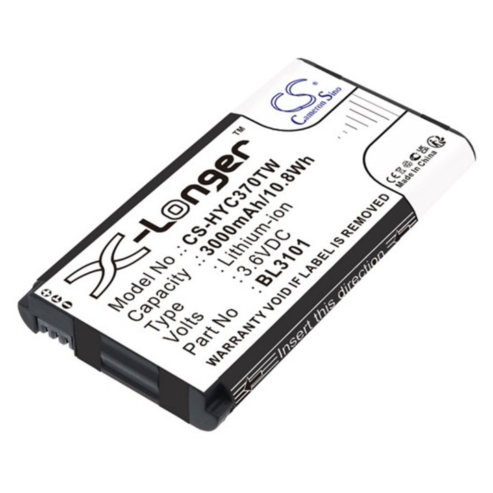 Cameron sino li-ion akkumulátor, 3, 6v, 3000mAh, kompatibilis hytera bl3101 -vel